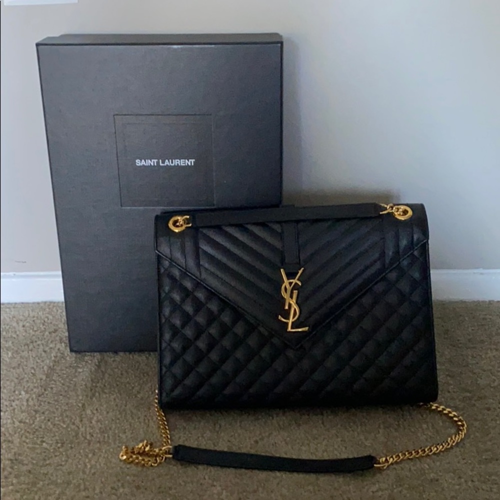 Saint Laurent large clutch